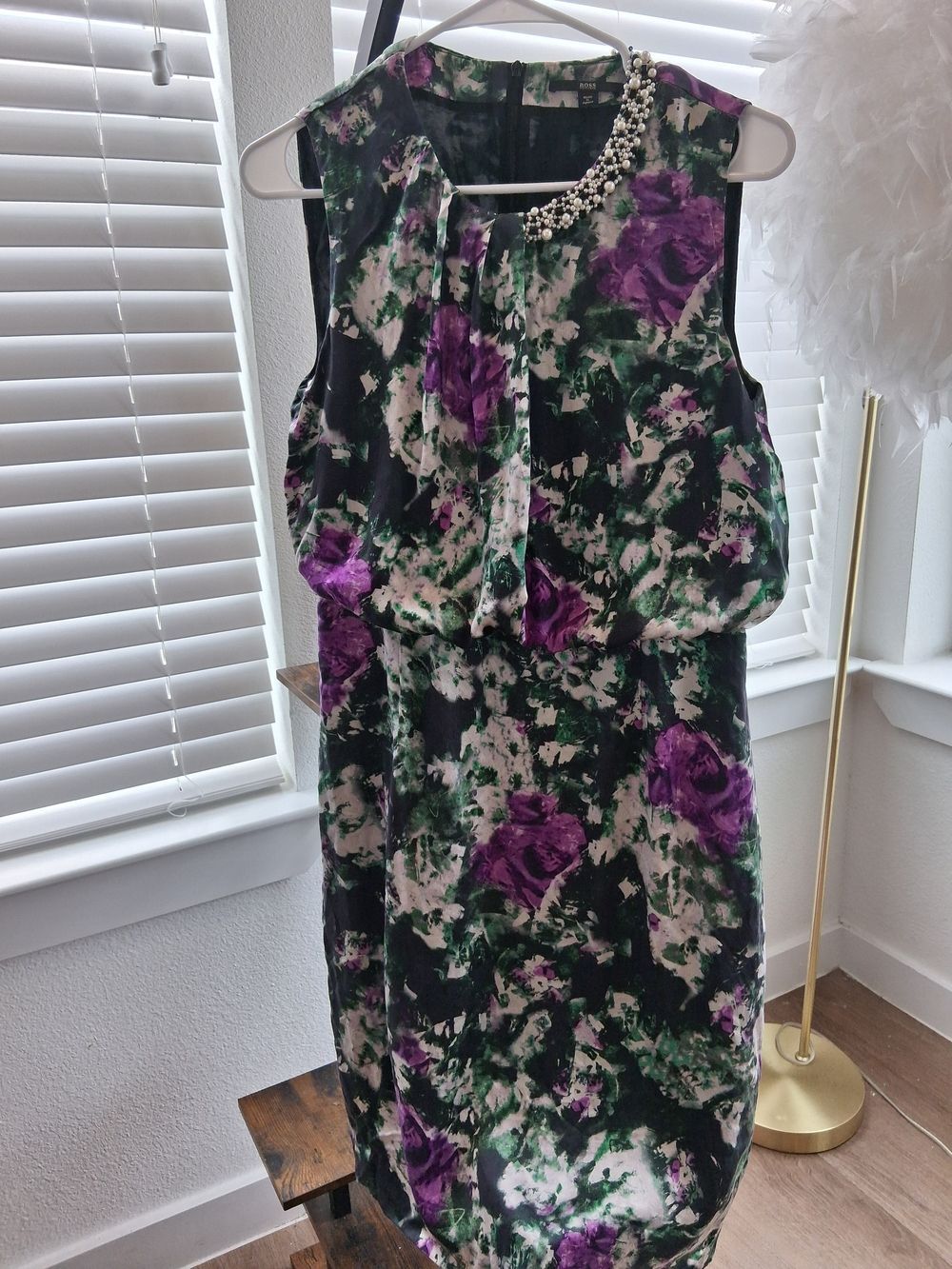 Boss Hugo Boss Watercolor Floral Dress